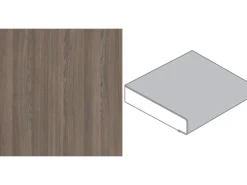 Arbeitsplatte Chalet Eiche Braun 90 cm x 2,9 cm Meterware