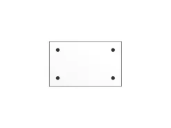 Aufpreis für vier Glasbohrungen oben + unten bis Glasbreite 1000 mm