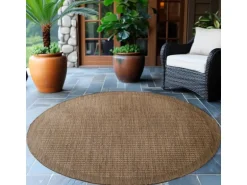 Ayyildiz Outdoor-Teppich Giza 1410 Braun 200 cm x 200 cm