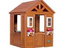 Backyard Spielhaus Timberlake aus Zedernholz 107 cm x 117 cm inkl. Zubehör