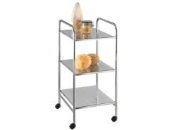 Badwagen Sando 3 Etagen Chrom