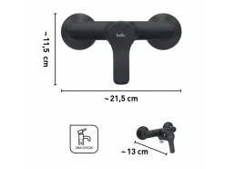 baliv Duscharmatur DU-5750 Schwarz