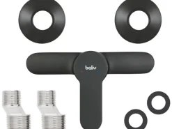 baliv Duscharmatur DU-5891 Schwarz-Matt