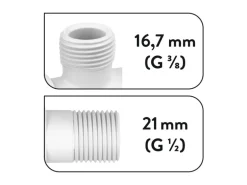 baliv Eckventil EV-3440 Weiß Matt
