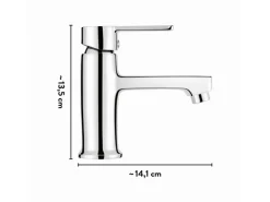 baliv Kaltwasserventil KV-4060 Chrom