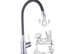 baliv Küchenarmatur KI-1821 Chrom-Grau