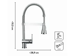 baliv Küchenarmatur KI-1860 Chrom