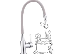 baliv Küchenarmatur KI-1820 Chrom-Taupe