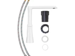 baliv Küchenarmatur KI-5070 Chrom-Weiß