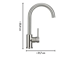 baliv Küchenarmatur KI-1832 Edelstahloptik
