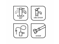 baliv Küchenarmatur KI-1172 Edelstahloptik