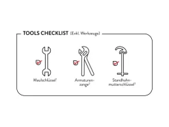 baliv Küchenarmatur KI-1831 N Schwarz-Matt