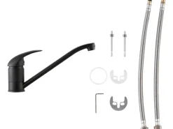 baliv Küchenarmatur KI-1520 Schwarz Matt