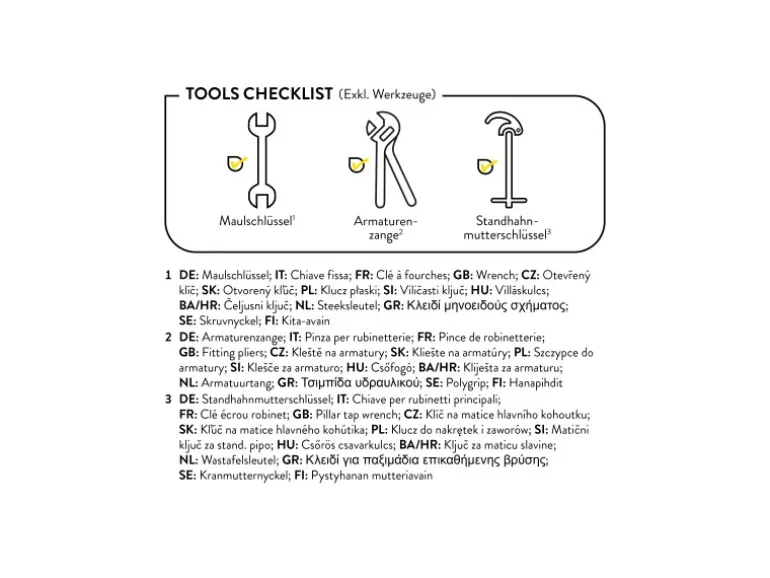 baliv Küchenarmatur mit Wasserspareinsatz KI-1610 Verchromt