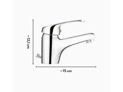 baliv Niederdruck Waschtischarmatur WT-5090 N Chrom