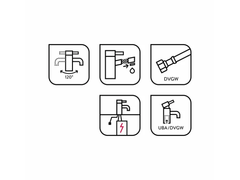 baliv Niederdruck-Küchenarmatur KI-1050 N Chrom