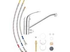 baliv Niederdruck-Küchenarmatur KI-1184 N Chrom mit Geräteanschluss