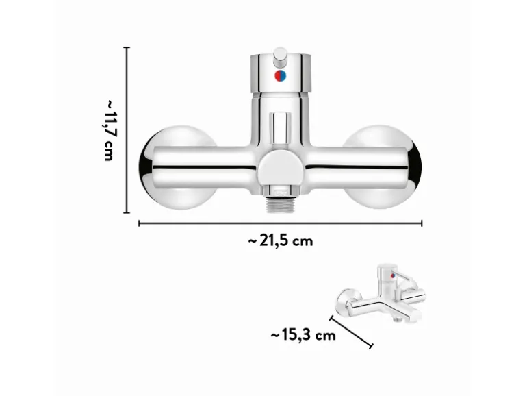 baliv Wannenarmatur WA-5150 Chrom