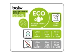 baliv Waschtischarmatur WT-5890 Einhebel Verchromt
