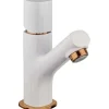 baliv Waschtischarmatur WT-270 Weiß-Gold