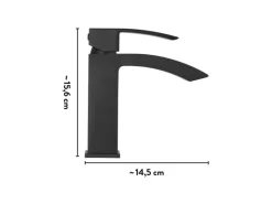 baliv Waschtischarmatur WT-360 Schwarz