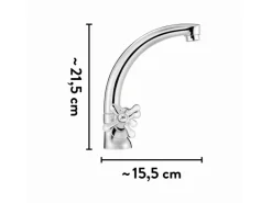 baliv Waschtischarmatur WT-5040 Verchromt