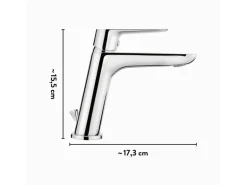 baliv Waschtischarmatur WT-5110 Chrom