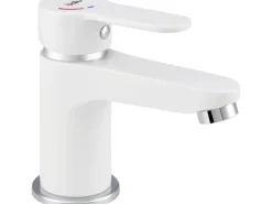 baliv Waschtischarmatur WT-5892 Einhebel Weiß Matt