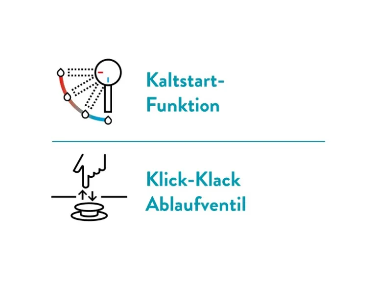baliv Waschtischarmatur WT-5892 Einhebel Weiß Matt