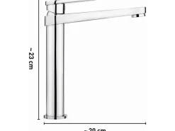 baliv Waschtischarmatur WT-191 Chrom