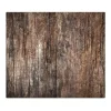 Banjado Herdabdeckplatte Glas 1 Teilig 60x52CM Schneidebrett Herdabdeckung Mit Motiv Altes Holz