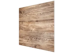 Banjado Herdabdeckplatte Glas 1 Teilig 60x52CM Schneidebrett Herdabdeckung Mit Motiv Maserung