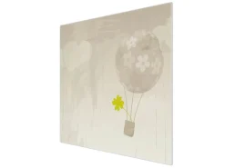 Banjado Herdabdeckplatte Glas 1 Teilig 60x52CM Schneidebrett Herdabdeckung Mit Motiv Flüchtiges Glück