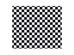 Banjado Herdabdeckplatte Glas 1 Teilig 60x52CM Schneidebrett Herdabdeckung Mit Motiv Karo Schwarz