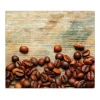 Banjado Herdabdeckplatte Glas 1 Teilig 60x52CM Schneidebrett Herdabdeckung Mit Motiv Kaffeebohnen