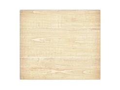 Banjado Herdabdeckplatte Glas 1 Teilig 60x52CM Schneidebrett Herdabdeckung Mit Motiv Bretter