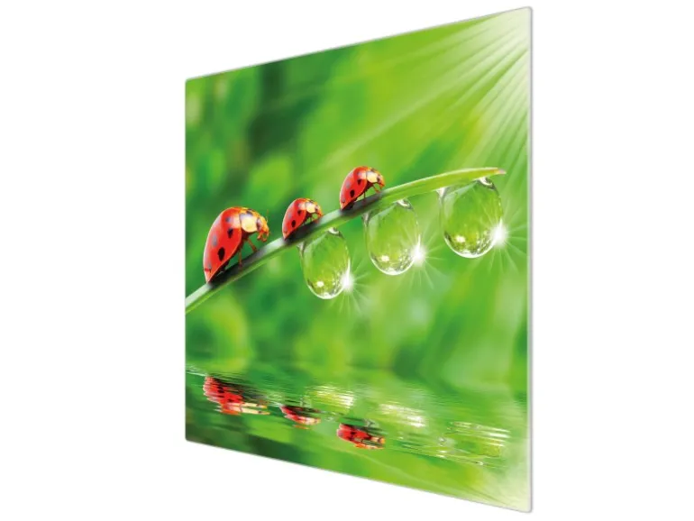 Banjado Herdabdeckplatte Glas 1 Teilig 60x52CM Schneidebrett Herdabdeckung Mit Motiv Für Jeden Einen