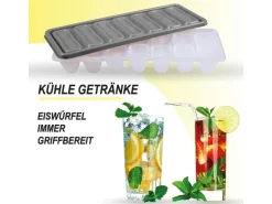 Bestgoodies Eiswürfelform Grau 4er Set