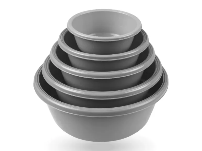 Bestgoodies Schüssel 10er Set Grau