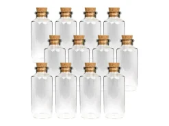 Bestlivings Fläschchen Glas mit Korken 30ml 24er Pack