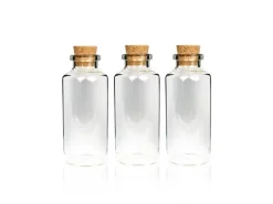 Bestlivings Fläschchen Glas mit Korken Set 30ml 9er Pack