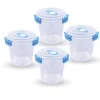 Bestlivings Frischhaltebox 0,64L Joghurt Im Set Blau 4er Pack