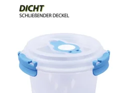Bestlivings Frischhaltebox 0,64L Joghurt Im Set Blau 4er Pack