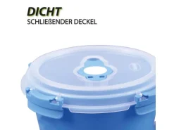 Bestlivings Frischhaltebox Mit Deckel Fresh System 0,85 Liter Frühstücksschale Blau