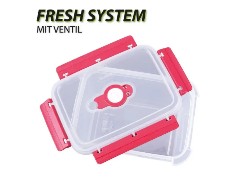 Bestlivings Frischhaltebox Mit Deckel Fresh System 2 Liter Brotdose Rot