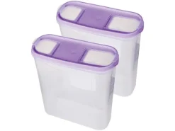 Bestlivings Frischhaltebox Schüttdose 4,5 Liter 2er Pack Lila