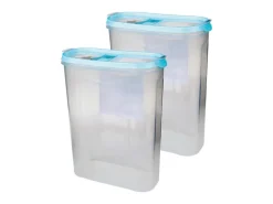 Bestlivings Frischhaltebox Schüttdose 2,8 Liter 2er Pack Türkis