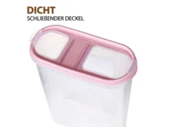 Bestlivings Frischhaltebox Schüttdose 2,8 Liter 8er Pack Altrose