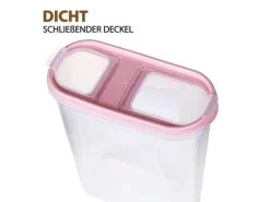 Bestlivings Frischhaltebox Schüttdose 2,8 Liter 2er Pack Altrose