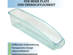 Bestlivings Kühlschrankbox S 33 x 75 x 8 cm 8er Pack